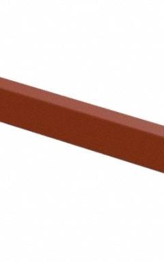 HUSKY Pallet Stop Beam: 96 in x 2 1/2 in x 3 1/2 in, 16 ga, Steel, Polyurethane, Orange (MPN PSB09600345-G). Key specifications — Brand: HUSKY; Material: Steel; Finish: Polyurethane; Color: Orange.