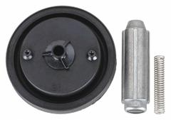 ZURN Solenoid Repair Kit for Sensor Faucets: For AquaSpec Series, Plastic, Black, 3 in Overall Lg (MPN P6900-SRK). Key specifications — Includes: Rubber Diaphragm; Brand: ZURN; Compatible Series: AquaSpec; Material: Plastic; Product Type: Valve Repair Kit.