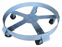 APPROVED VENDOR Drum Dolly: 1,400 lb Load Capacity, For 55 gal Container Capacity, Round, (5) Swivel (MPN 1XWA2). Key specifications — Caster/Wheel Configuration: (5) Swivel; For Container Capacity: 55 gal; Deck Shape: Round; Brand: APPROVED VENDOR.