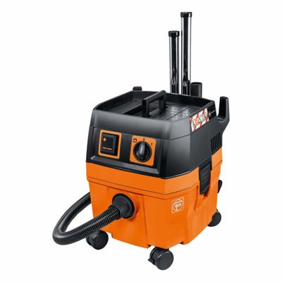 FEIN Dust Extractor: HEPA, Dry/Wet, 5 4/5 gal Tank, 151 cfm Air Flow - Corded Dust Extractors with HEPA Filtration