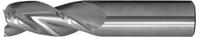 CLEVELAND Corner Radius End Mill: Carbide, 3 Flute, 1/2" Mill Dia, 3-1/8" LOC, 0.03" Rad, 6" OAL (MPN C72409)