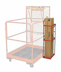 BALLYMORE Tube Caddy: Tube Holder, Steel, Storage (MPN FD-TUBE HOLDER). Key specifications — Compatible with Grainger Part Number: 8ADE5; Color: Orange; Compatible with Manufacturer Model Number: MR-20-DC; Included Components: Handle; Material: Steel; Product Type: Tube Holder; Brand: BALLYMORE.