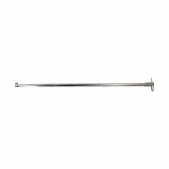 COLE-PARMER Powder Sampling Tool: 39 3/8 in Handle Lg - Imperial, 42 1/8 in Overall Lg - Imperial (MPN 0628616). Key specifications — Color: Silver.