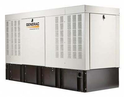 GENERAC Automatic Standby Generator: Diesel, Liquid, Three Phase, 120/240V AC - Liquid-Cooled Generators for Diesel Fuel