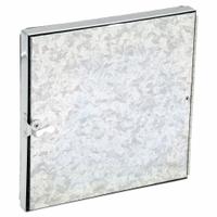 Duct Access Door: 14 in x 14 in, 24 ga, Steel, Single Cam, Tab-In Hinge, 175°F Max Temp Rating (MPN GRFDH14GA). Key specifications — Brand: DUCTMATE; Insulation Material: Fiberglass; Material: Steel; For Duct Shape: Rectangular.