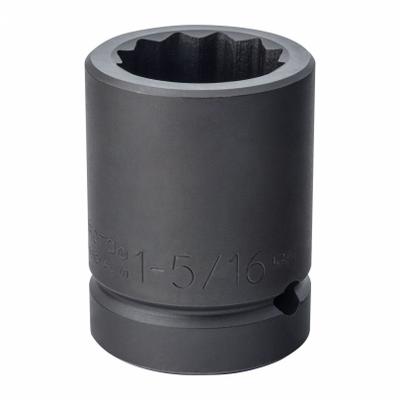 PROTO Impact Socket: 1 in Drive Size, SAE, 1 5/16 in Socket Size, 12-Point, Std - 1" Drive Impact Sockets