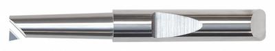 MICRO 100 Boring Bar: Boring, 1/4 in Shank Dia., AlTiN, 0.0550 in Center to Cutting Tip - Machining
