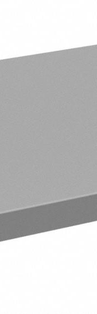 TENNSCO Workbench Shelf: 96 in Overall Wd, 20 in Overall Dp, Gray, Steel, Includes Mounting Hardware (MPN FS-96). Key specifications — Includes Mounting Hardware: Yes; Color: Gray.