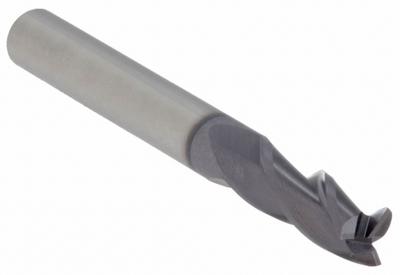 WIDIA HANITA Square End Mill: Carbide, TiAlN Coated, 3 Flute, 5/16" Mill Dia, 1/2" LOC - General Purpose Carbide Square End Mills