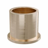 Flanged Sleeve Bearing: Bronze, SAE 841, 18 mm Bore, 22 mm OD, 22 mm Lg, -35°F to 300°F, 5 PK (MPN FFM1822-22B). Key specifications — System of Measurement: Metric; Material Grade: SAE 841; Flange Type: Flanged; Brand: OILITE.
