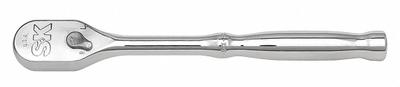 SK PROFESSIONAL TOOLS Hand Ratchet: Pear, Reversible, 12 in Overall Lg, Chrome - Standard-Head Ratchets