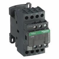 SCHNEIDER IEC Magnetic Contactor: Non-Reversing, 4 Poles, 2NO/2NC Contacts, 12 A, 120V AC Coil (MPN LC1D128G7). Key specifications — Brand: SCHNEIDER; Integrated Surge Suppression: No.