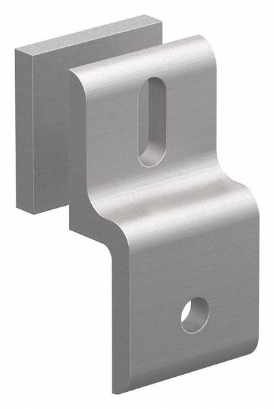 80/20 Mesh Panel Retainer: For Mesh Panel, Anodized, Silver, Aluminum, Inch - Panel Retainers