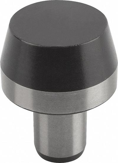 KIPP Stepped Round Locating Pin: Cylindrical, Shouldered, Tool Steel - Stepped Round Locating Pins