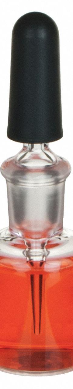 KIMBLE Dropper Bottle: Round, 60 mL, 60 mL, Borosilicate Glass, Colorless, 46 mm Body Dia (MPN 15035-60). Key specifications — Shape: Round; Brand: KIMBLE.