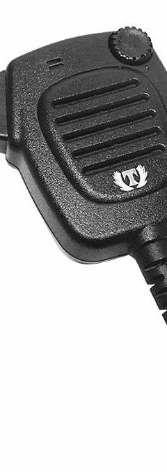 TITAN Speaker Microphone: Fits Motorola, 3.5 mm Jack, 24 in Cord, Push To Talk, Noise Cancelling (MPN JD-700X-TRBO). Key specifications — Compatible Radio Series: APX 7000XE; Color: Black; Radio Connector Type: Multi Pin; Brand: TITAN; Manufacturer Part Number: JD-700X-TRBO; Push To Talk: Yes.