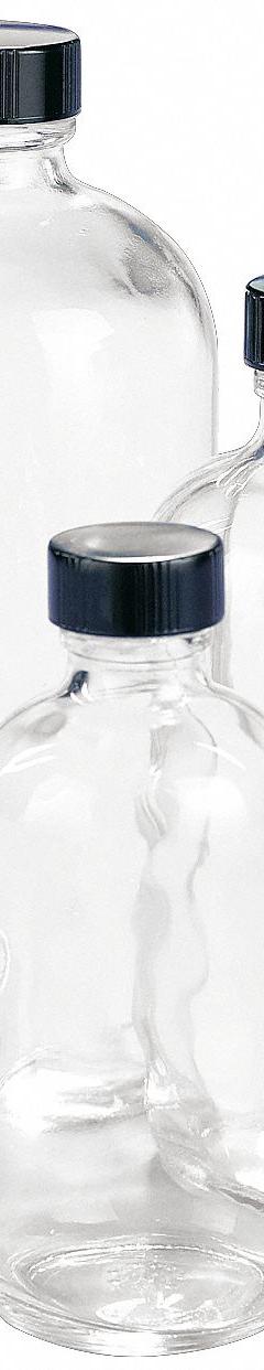 KIMBLE Storage Bottle: 30 mL, Colorless, 20-400 mm, No Closure, 48, No Closure, Type III (MPN 5110120V-25). Key specifications — Body Color: Colorless; Pre-Cleaned: None; Body Material: Soda Lime Glass; Brand: KIMBLE; Screw Closure Size: 20-400 mm; Graduated: No; USP Specification: Type III; Closure Attached: Packaged Separately.