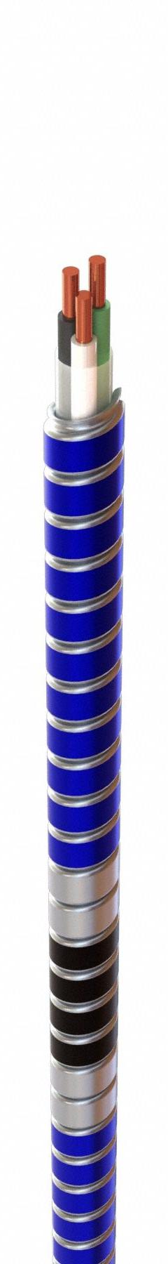 AFC CABLE Metallic Clad Building Cable: 12 AWG, 2 Conductors, Copper, 1,000 ft, Galvanized Steel (MPN S004B60T00). Key specifications — Brand: AFC CABLE.