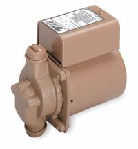 Circulating Pump: 1/25 hp HP, 115V AC, Bronze, 1, 14 gpm, 16 ft Max. Head, 6 3/8 in Face to Face (MPN 008-BC6). Key specifications — Nameplate Voltage: 115V AC; Connection Type: Sweat; Brand: TACO; Includes Volute: Volute Included; System Type: Potable Water.