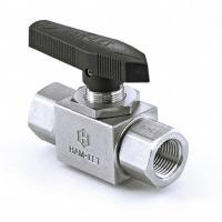 HAM-LET Manual Two-Way Ball Valve: 1/4 in, 316 Stainless Steel, Straight, FNPT x FNPT, Three-Piece (MPN H-6810-SS-N-1/4-PSS). Key specifications — Brand: HAM-LET; Handle: Lever.
