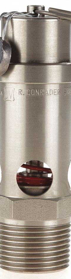 CONRADER Safety Valve: Soft Seat, 3/4 in (M)NPT Inlet (In.), 175 psi Preset Setting (PSI), Viton (MPN SRV530-3/4-V-SS-175). Key specifications — attr291993: Soft Seat; attr291998: Stainless Steel; attr292007: Viton; attr292009: Stainless Steel; attr294753: CONRADER.