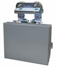 GLEASON Festoon Control Box Trolley: I-Beam, Flat, 0.94 in – 1.25 in, 5.5 in Overall Lg (MPN F-ITB-S3/5.7). Key specifications — Compatible Cable Type: Flat; Trolley Wheel Material: Steel; Brand: GLEASON; Compatible I-Beam Size: S6 x 12.5; Compatible Track Type: I-Beam; Includes: (4) Ball Bearing Wheels; Material: Steel.