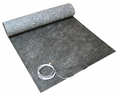 THERMOSOFT Under Floor Electric Heating System: 131 W Watt Output, 5 ft Overall Lg - Under Floor Electric Heating Systems