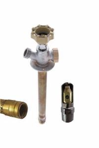 QUARTER BALL Ball Valve Sillcock: Quarter-Turn, Brass, Nickel, Plastic, 3/4 in Inlet Connection Size (MPN QB-112MF). Key specifications — Brand: QUARTER BALL; Design: No Kink; Body Material: Brass; Handle Material: Plastic; Color/Finish: Nickel; Handle Type: Quarter-Turn; Inlet Connection Type: NPT; Product Type: Sillcock.