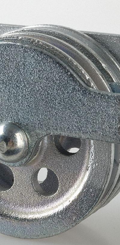 PEERLESS Pulley Block: Double Pulley Block - Side-Mount Double Pulley Blocks