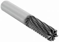 OSG Solid Router Bit: Nicked Spiral, Diamond Coated, 12 Flute, 3/8" Cut Dia, 1-1/2" LOC (MPN 20614516). Key specifications — attr1164582: 2061; attr1164586: Carbon Fiber.
