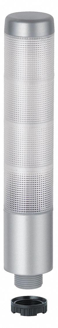 WERMA Tower Light Assembly: 4 Tier, Blue/Green/Red/Yellow, Sounder Tier Included, 209 mm Overall Ht (MPN 69945075). Key specifications — Manufacturer Part Number: 69945075; Brand: WERMA; Operating Voltage: 24V AC/DC; Light Tier Color: Blue.