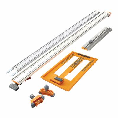 BORA Deluxe Set: Aluminum, Deluxe Set, Track Clamp, 3 3/4 in Overall Ht - Bora Circular Saw Accessories