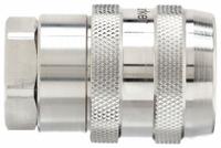 PARKER Hydraulic Quick Connect Hose Coupling: 3/4 in Coupling Size, 316 Stainless Steel, Nitrile (MPN S71-3C12-12EF). Key specifications — Seal Material: Nitrile; Body Material: 316 Stainless Steel; Brand: PARKER.