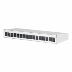 METZ CONNECT RJ45 Housing: Surface, Steel, RJ45, 16 Ports, Unequipped (MPN 130861-1602KE). Key specifications — Housing Material: Steel; Includes Connector: Unequipped; Mounting Type: Surface; Product Type: Module Housing; Connector Color: White; Connection Type: RJ45.
