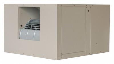 MASTERCOOL Ducted Evaporative Cooler: 1,100 sq ft – 1,600 sq ft, 28 in x 42 in x 45 in - Single-Inlet Residential Ducted Evaporative Coolers
