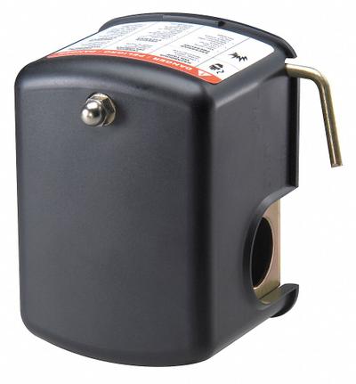 Dayton Pressure Switch: Std, 10 psi – 100 psi, 1/4" FNPT, 20 psi / 40 psi ON/OFF - General Purpose Pressure Switches for Air & Water