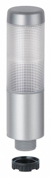 WERMA Tower Light Assembly: 2 Tier, Red/Yellow, Sounder Tier Included, 141 mm Overall Ht, Steady (MPN 69943075). Key specifications — Manufacturer Part Number: 69943075; Brand: WERMA; Operating Voltage: 24V AC/DC; Light Tier Color: Yellow.
