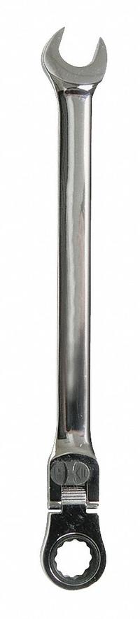 WESTWARD Combination Wrench: Alloy Steel, Chrome, 9/16 in Head Size, 8 1/2 in Overall Lg, Flex (MPN 1LCP9). Key specifications — attr309600: 9/16 in; attr309611: Chrome; attr309610: Alloy Steel; attr309604: No; attr309612: No; attr309613: No; attr309615: No; attr324932: WESTWARD.