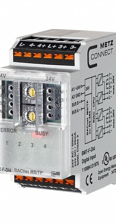 METZ CONNECT MSTP METZ CONNECT MS/TP Module: C-Logline - Modules for Metz Connect Controllers