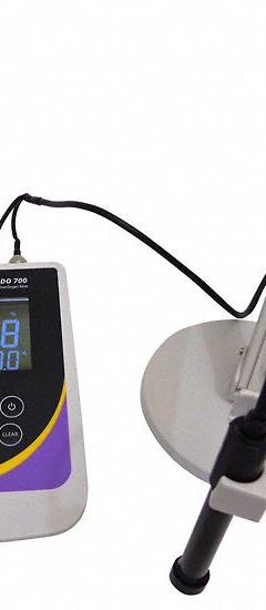 OAKTON Dissolved Oxygen Meter: Dissolved Oxygen/Salinity/Temp, 300% DO Concentration - Max, LCD (MPN WD-35415-00). Key specifications — Includes: Probe; DO Accuracy: ±0.5 % F.S.; Temp Accuracy: ±0.5°C; Brand: OAKTON; DO Resolution: 0.01 mg/L.