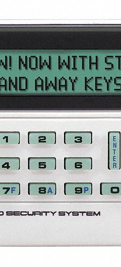 NAPCO Wireless Intrusion Keypad: 4 3/8 in Overall Ht, 1 1/8 in Overall Lg, 5 7/8 in Overall Wd, LED (MPN GEM-K1CA). Key specifications — Brand: NAPCO; Integral Zone Expander: Yes; Keypad Display Type: LED; Product Type: Keypad.