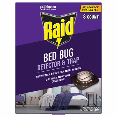 RAID Bed Bug Trap: For Use On Crawling Insects, Bait Box Trap, Indoor Use - Crawling Insect Traps
