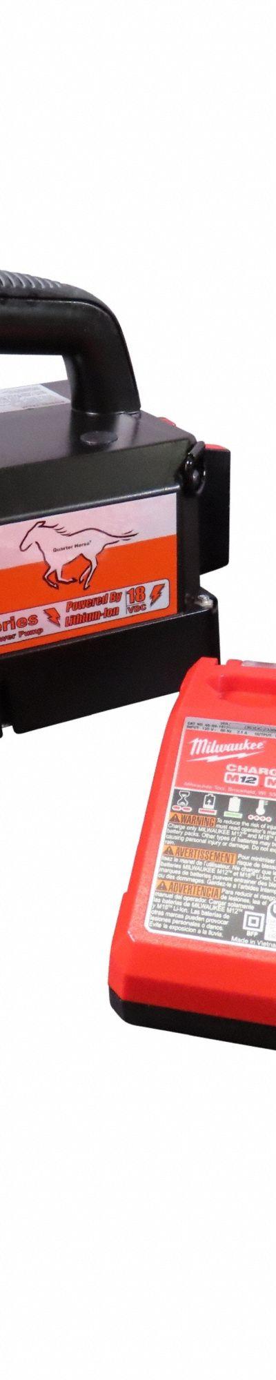 POWER TEAM Battery Pump: 10,000 psi Max - Cordless Electric Hydraulic Pump Units