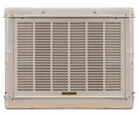 ESSICK AIR Ducted Evaporative Cooler: 910 sq ft – 1,800 sq ft, 30 1/2 in x 41 1/4 in x 41 1/4 in (MPN 4000C RLD4). Key specifications — Brand: ESSICK AIR; Evaporative Cooler Voltage: 115V AC; Includes Drive Package: Drive Package Included; Drive Package Installation: Factory Installed.