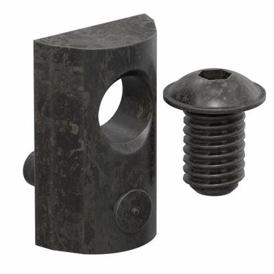 80/20 Bolt Assembly: 5/16" -18 Size, 11/16 in Thread Lg, Flanged Button Head Socket Cap - Roll-In T-Nuts