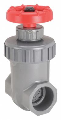 SPEARS Gate Valve: 1 1/2 in Size, CPVC, Non-Rising, Socket x Socket, 200 psi CWP, Wheel, Solid Wedge (MPN 2032-015C). Key specifications — Bonnet Material: CPVC; Seat Material: FKM; Wedge Material: CPVC; Brand: SPEARS.