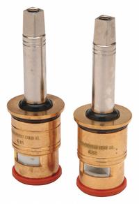 ZURN Cartridge: For AquaSpec® Series, Use with Hot/Cold Water, Brass, Unfinished, Ceramic Disc (MPN G67923). Key specifications — Compatible Series: AquaSpec®; For Water Temperature: Hot/Cold; Compatible Brand: Zurn; Product Type: Cartridge; Includes: Ceramic Disc Cartridges for Hot and Cold; Material: Brass.