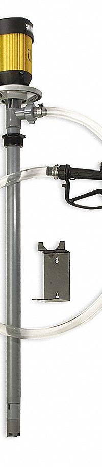 DAYTON Electric Drum Pump: Pump with Hose & Nozzle, 1 hp HP, 110 V AC, 32 gpm, CPVC, CPVC (MPN 1DLP4). Key specifications — Brand: DAYTON; Suction Tube Material: CPVC.