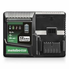 METABO HPT Quick Battery Charger: Single-Port Charging, For 14.4V DC/18V DC/36V DC, 110-120V AC (MPN UC36YSL2M). Key specifications — attr1255775: Extreme; attr1255810: 14.4V DC; attr1255811: (1) 36/18V; attr1255812: 110-120V AC.