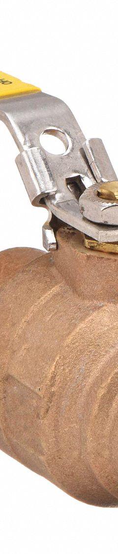 APOLLO Manual Two-Way Ball Valve: 1 1/4 in, Bronze, Straight, Sweat x Sweat, Full Port, Two-Piece (MPN 77C20627A). Key specifications — Brand: APOLLO; Handle: Locking Lever.